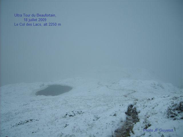 Col des lacs lors du 1° UTB