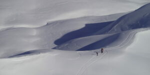 Les traileurs sur la Pierra Menta
